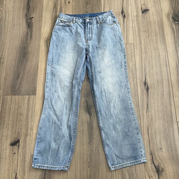 UNIF Vintage Womens Size 28 Relaxed Fit Denim Jean Wide Leg Loose Mid Rise Y2K - Picture 1 of 9